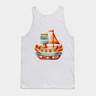 Watercolor Children Toy #4 Tank Top